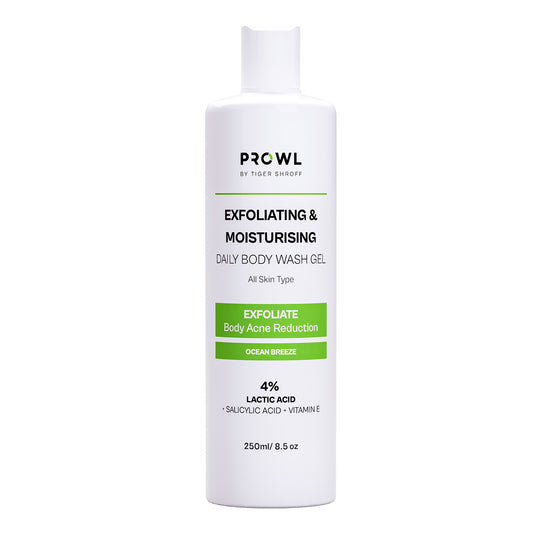 PROWL Exfoliating & Moisturising Daily Body Wash Gel - All Skin Type - 250ml - Pack of 1